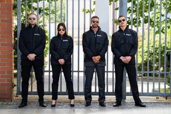 A group of private security guards.