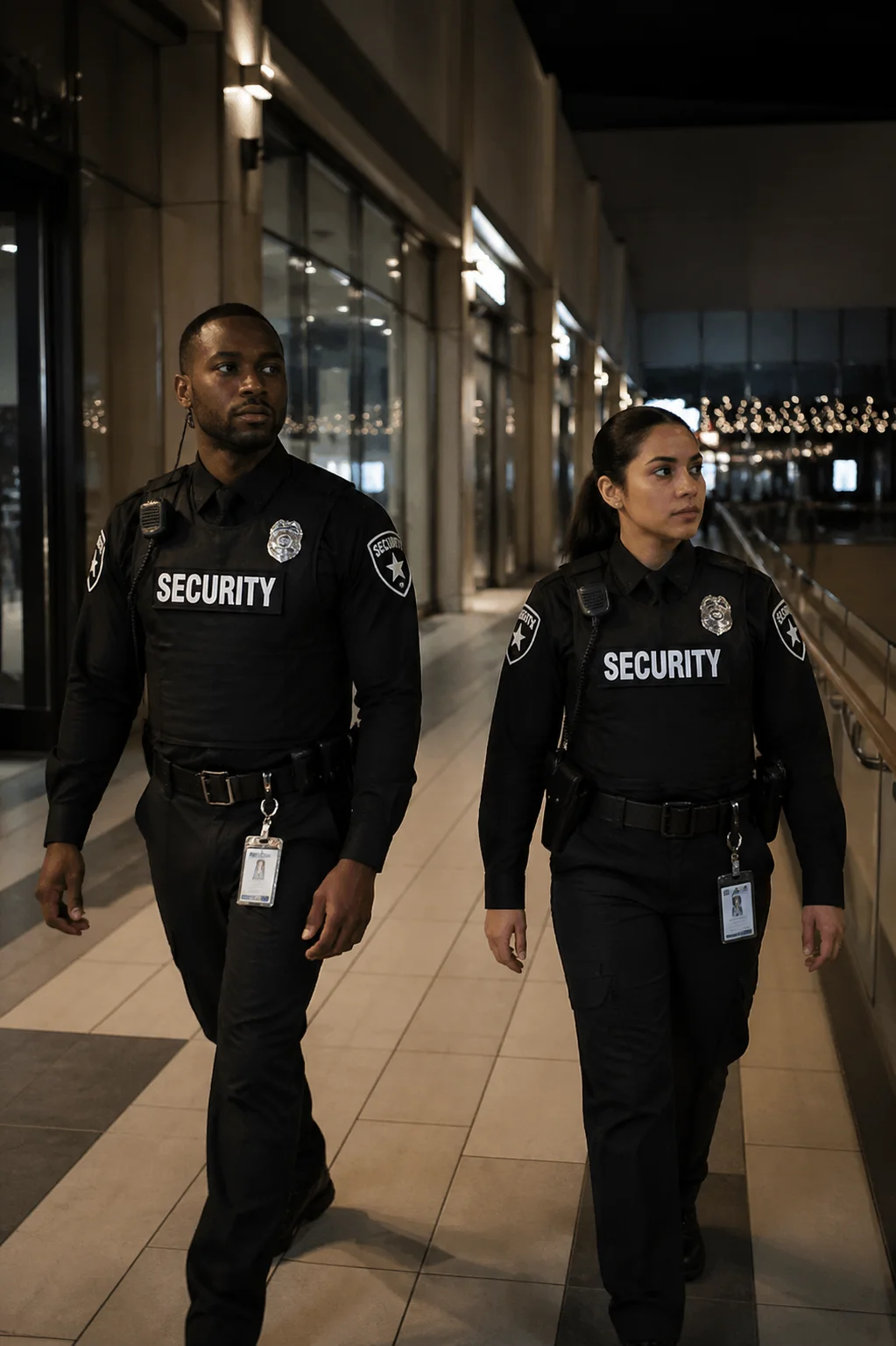 2 security guard patrolling in houston tx