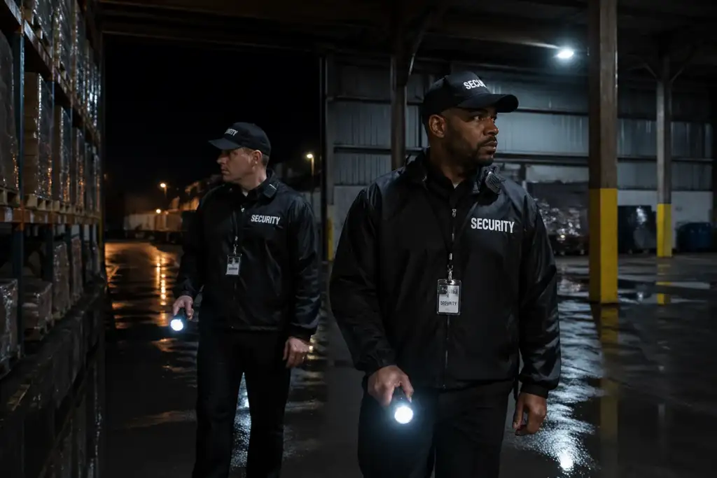 warehouse security guards in Houston, TX
